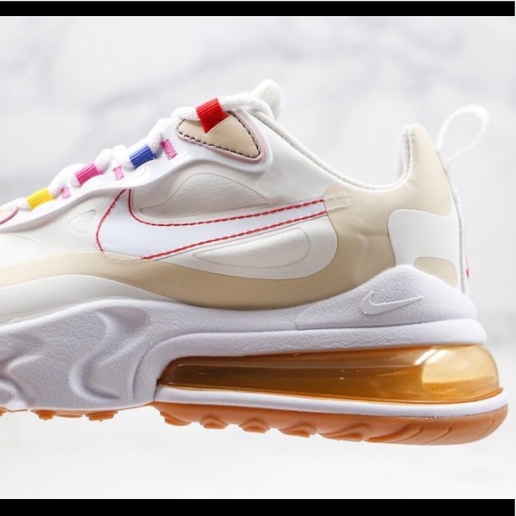 NEW Nike Air Max 270 React Pale Ivory LA Edition - Picture 7 of 16